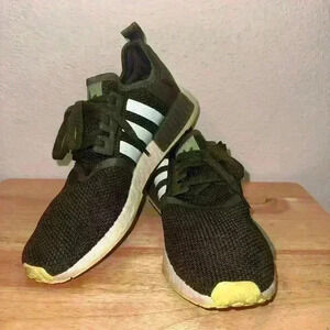 Adidas NMD R1 Night Cargo Dark Green Sneakers -‎ Men's Size 11